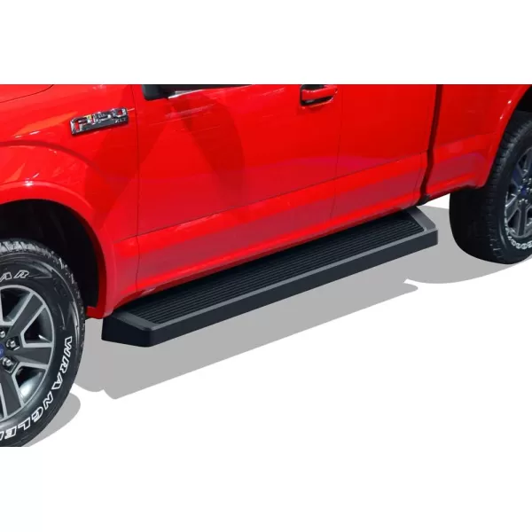 imageAPS Premium 6in Black Running Boards Compatible with Ford F150 Super Cabampamp1725 F250 1525