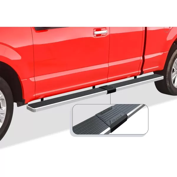 imageAPS Running Boards 6in Matte Black Compatible with Ford F150 20152025 Super Cab ampamp F250 F350 Super Duty 20172025 Stainless Steel Nerf Bars Side Steps Side BarsSilver