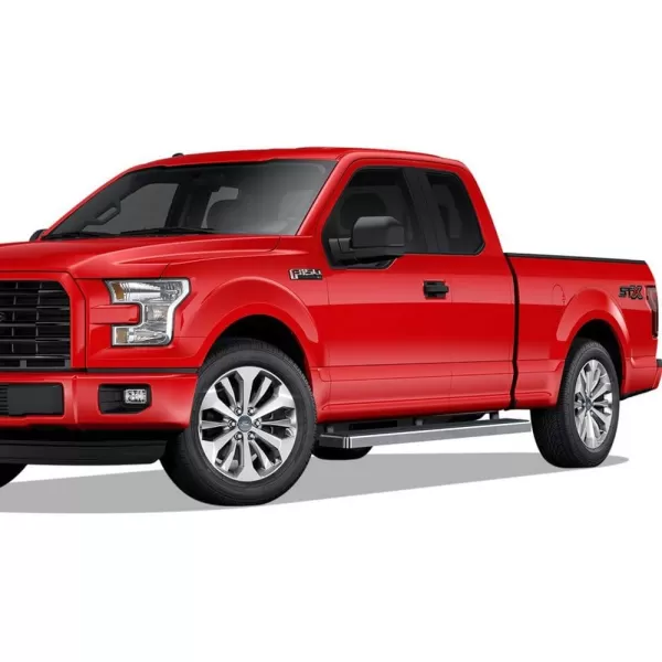 imageAPS Running Boards 6in Matte Black Compatible with Ford F150 20152025 Super Cab ampamp F250 F350 Super Duty 20172025 Stainless Steel Nerf Bars Side Steps Side BarsStainless Steel Polished
