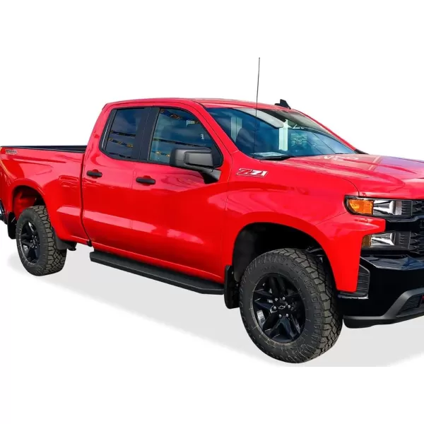 imageAPS Running Boards Compatible with Silverado Sierra 1500 20192025 Extended Cab ampamp 2500 3500 20202025 Exclude 19 1500 LDSilverado 1500 LTD Sierra 1500 LD 2022 Black 6inAluminum Black