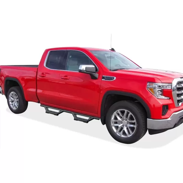 imageAPS Stainless Steel Pocket Steps Running Boards Compatible with Silverado Sierra 1500 20192025 Extended Cab ampamp 2500 3500 20202025 Exclude 19 1500 LDSilverado 1500 LTD Sierra 1500 LD 2022Black