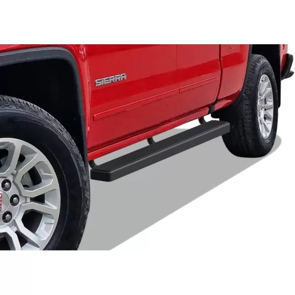 imageAPS Black 5in Steel Nerf Bars Compatible with Silverado Sierra 1500 20192025 Extended Cab ampamp 2500 3500 20202025 Exclude 19 1500 LDSilverado 1500 LTD Sierra 1500 LD 2022Aluminum Black