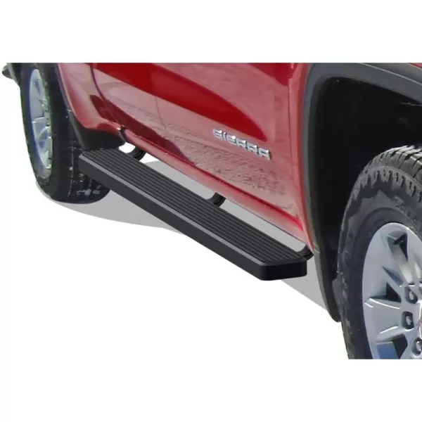 imageAPS Black 5in Steel Nerf Bars Compatible with Silverado Sierra 1500 20192025 Extended Cab ampamp 2500 3500 20202025 Exclude 19 1500 LDSilverado 1500 LTD Sierra 1500 LD 2022Stainless Steel Black