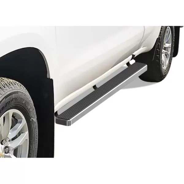 imageAPS Black 5in Steel Nerf Bars Compatible with Silverado Sierra 1500 20192025 Extended Cab ampamp 2500 3500 20202025 Exclude 19 1500 LDSilverado 1500 LTD Sierra 1500 LD 2022Aluminum Silver