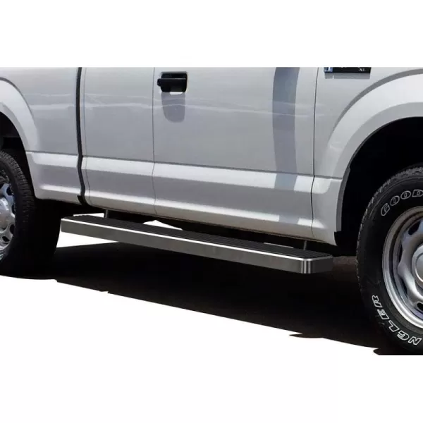 imageAPS Running Boards 6in Matte Black Compatible with Ford F150 20152025 Super Cab ampamp F250 F350 Super Duty 20172025 Stainless Steel Nerf Bars Side Steps Side BarsAluminum Silver