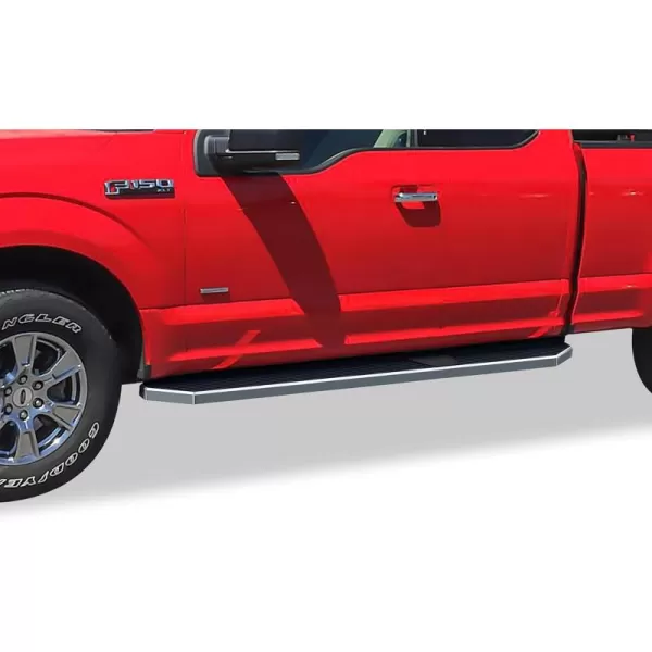 imageAPS Running Boards 6in Matte Black Compatible with Ford F150 20152025 Super Cab ampamp F250 F350 Super Duty 20172025 Stainless Steel Nerf Bars Side Steps Side BarsPolished