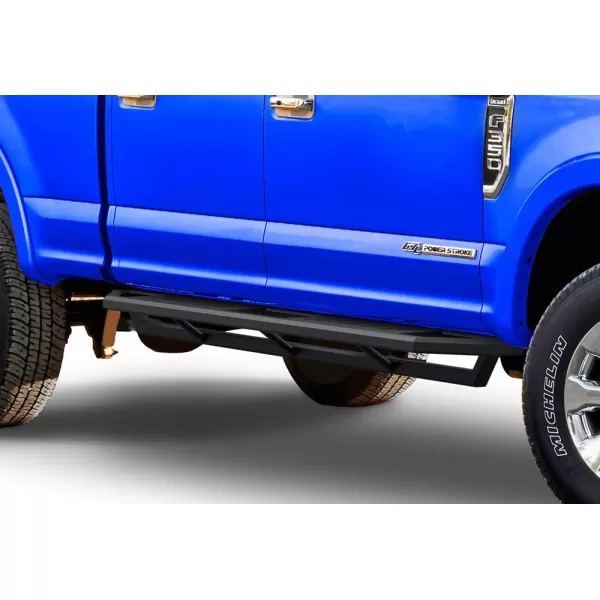 imageAPS 65in Side Armor Stainless Steel Running Boards Compatible with Ford F250 F350 Super Duty 19992016 Crew Cab Nerf Bars Side Steps Side Bars