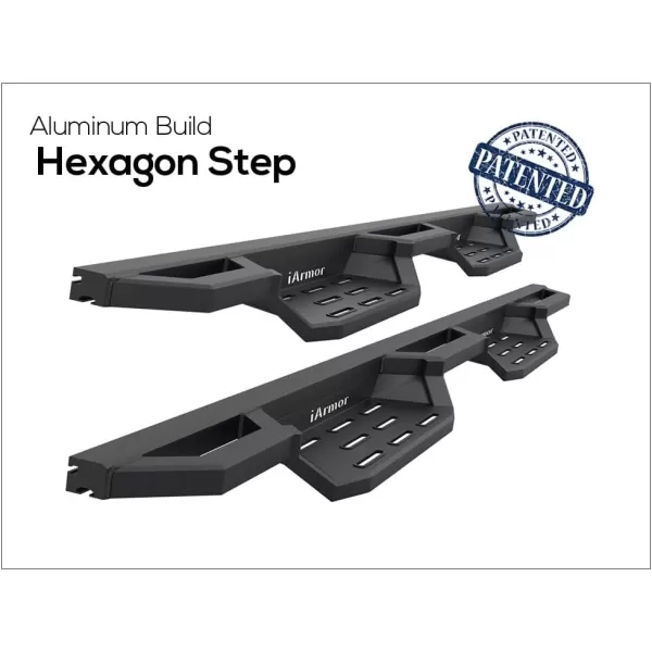 imageAPS Drop Steps Running Boards Compatible with Ford F250 F350 F450 Super Duty 19992016 Crew Cab