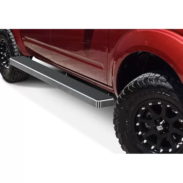 imageAPS 6in WheeltoWheel Nerf Bars Compatible with Nissan Frontier Crew Cab 5ft Bed 0525