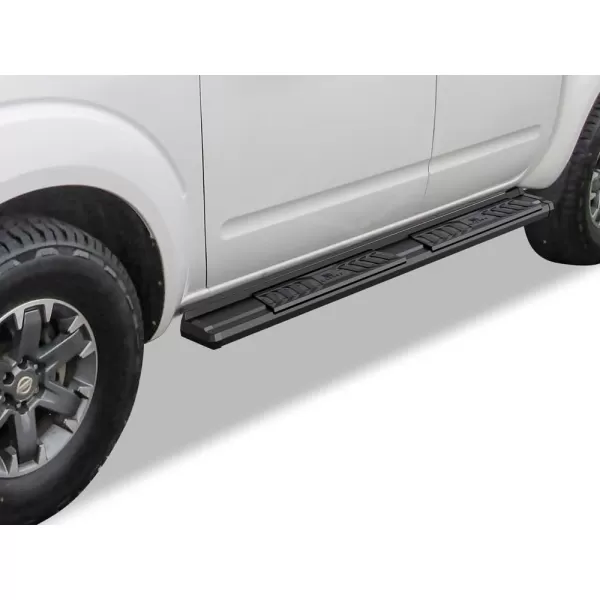 imageAPS Black OE Style Nerf Bars Running Boards Compatible with Nissan Frontier 20052024 Crew Cab