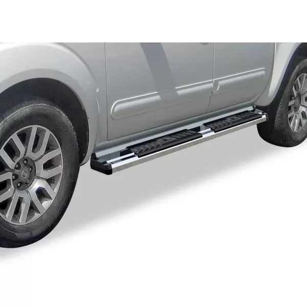 imageAPS Chrome OE Style Nerf Bars Running Boards Compatible with Nissan Frontier 20052024 Crew Cab