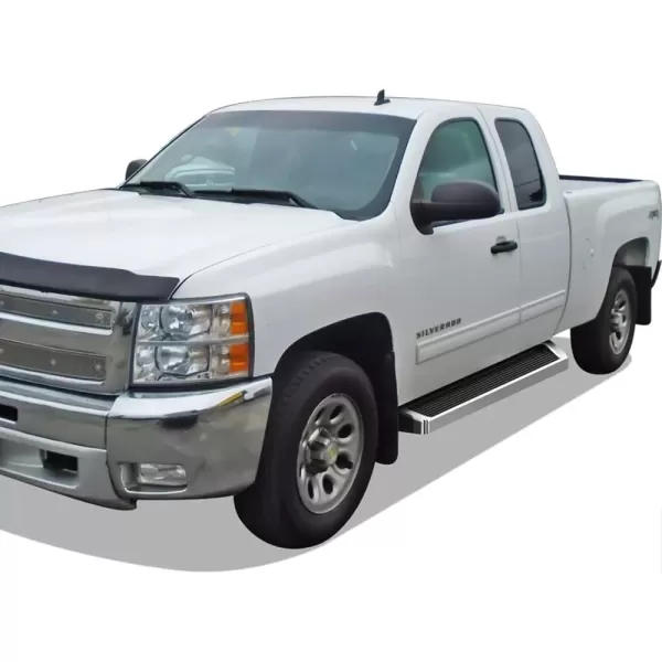 imageAPS Premium Running Boards 6in Compatible with Silverado Sierra Extended Cab 9907