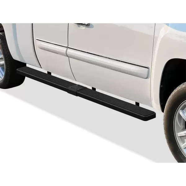 imageAPS Running Boards Bars Compatible with Chevy Silverado GMC Sierra 1500 2500 19992013 Double Cab ampamp 2500HD 3500 20012014 Exclude CK Classic 304 Stainless Steel Polished Silver 6 inchesStainless Steel Black