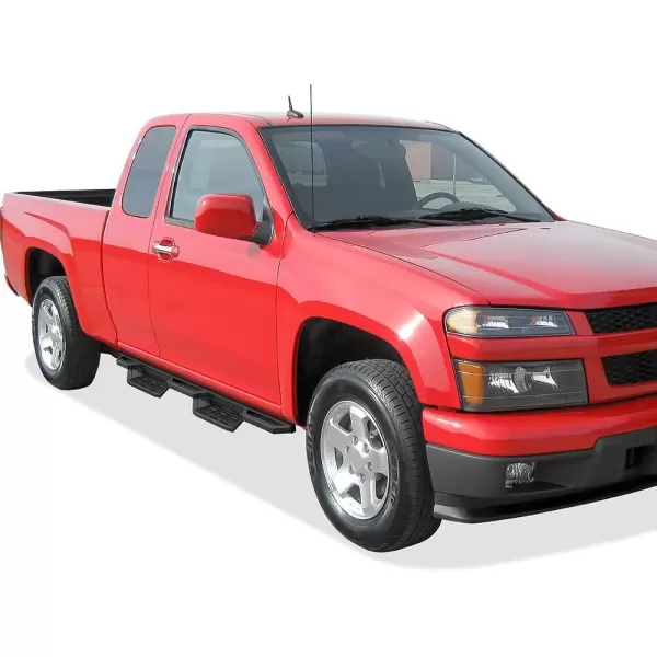 imageAPS Stainless Steel Pocket Steps Running Boards Compatible with Chevy Silverado GMC Sierra 1500 2500 19992006 Extended Cab ampamp 2500 HD 3500 ampamp 07 Classic 0106Black