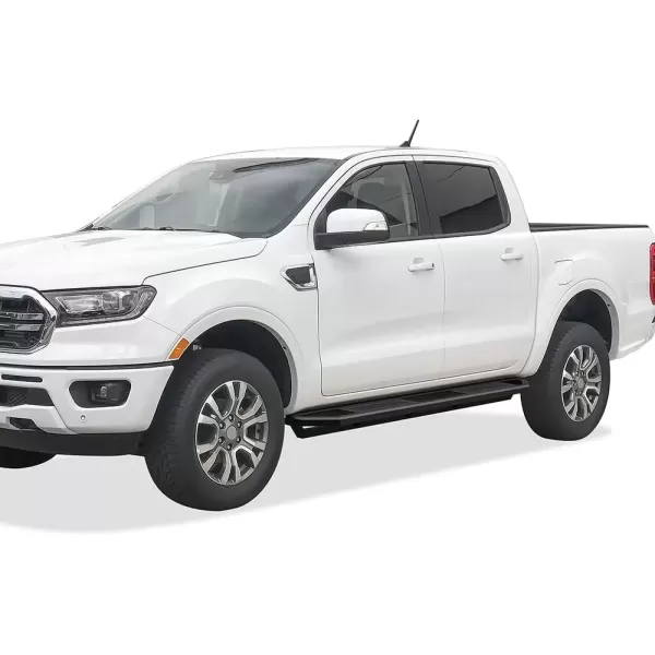 imageAPS 65in Side Armor Stainless Steel Running Boards Compatible with Ford Ranger 20192023 SuperCrew Cab 4Door Nerf Bars Side Steps Side Bars