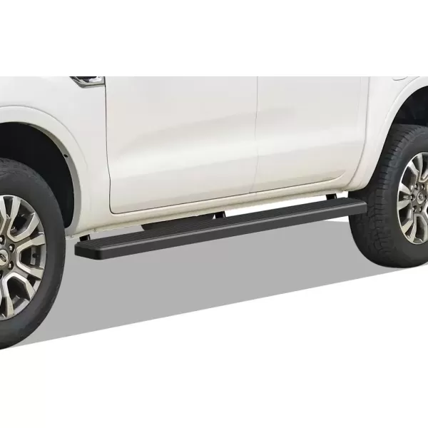 imageAPS Black Running Boards Style Compatible with Ford Ranger 20192023 SuperCrew Cab 4Door Nerf Bars Side Steps 6in WideAluminum Black