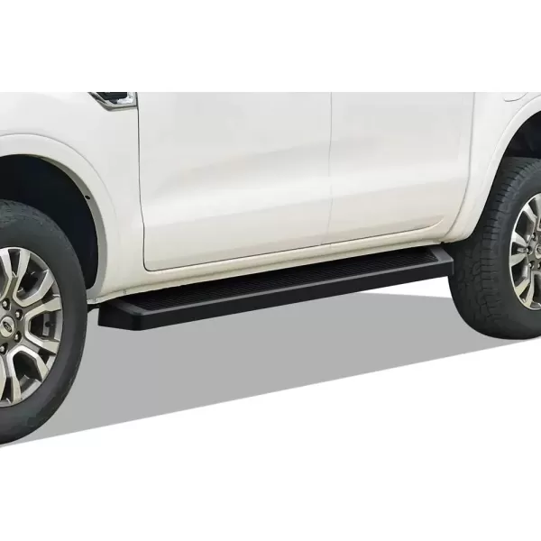 imageAPS Black Running Boards Style Compatible with Ford Ranger 20192023 SuperCrew Cab 4Door Nerf Bars Side Steps 6in WideAluminum Black