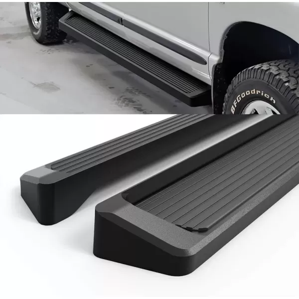 imageAPS Black Running Boards Style Compatible with Ram 1500 20092018 Crew Cab ampamp Ram 2500 3500 20102024 Nerf Bars Side Steps Side BarsAluminum Black