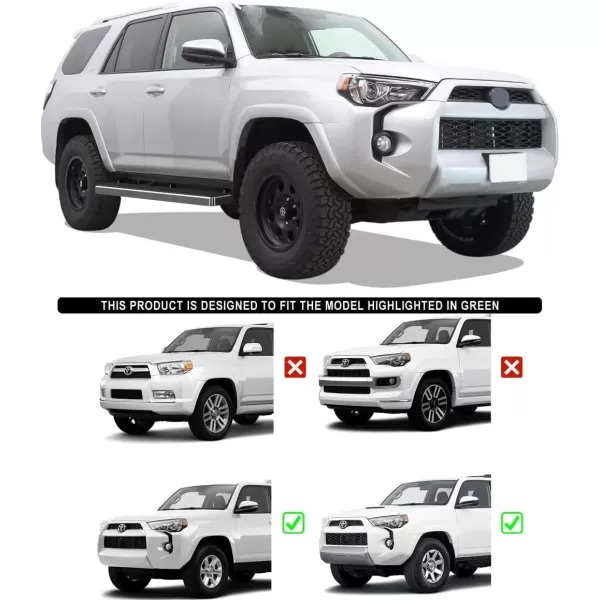 imageAPS Running Boards 5 inches Compatible with Toyota 4Runner 20142024 SR5 ampamp 1424 TRD Pro ampamp 1724 TRD OffRoad Stainless Steel Nerf Bars Side Steps Side Bars