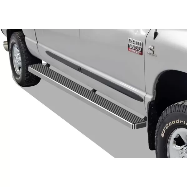 imageAPS Running Boards 5in Black Compatible with Ram 1500 20092018 Crew Cab ampamp Ram 2500 3500 20102024 Nerf Bars Side Steps Side BarsAluminum Silver