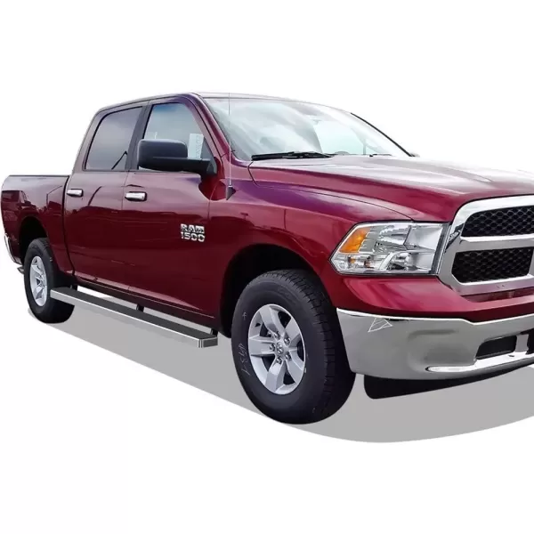 imageAPS Running Boards 5in Black Compatible with Ram 1500 20092018 Crew Cab ampamp Ram 2500 3500 20102024 Nerf Bars Side Steps Side BarsSilver