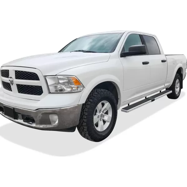 imageAPS Running Boards 5in Black Compatible with Ram 1500 20092018 Crew Cab ampamp Ram 2500 3500 20102024 Nerf Bars Side Steps Side BarsSilver