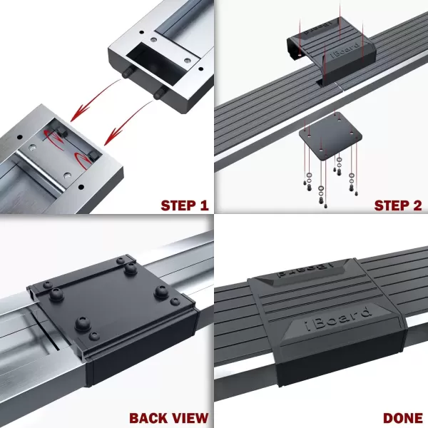 imageAPS Running Boards 5in Black Compatible with Ram 1500 20092018 Crew Cab ampamp Ram 2500 3500 20102024 Nerf Bars Side Steps Side BarsSilver