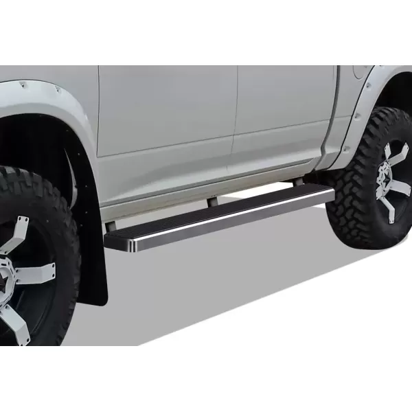 imageAPS Running Boards 5in Black Compatible with Ram 1500 20092018 Crew Cab ampamp Ram 2500 3500 20102024 Nerf Bars Side Steps Side BarsSilver