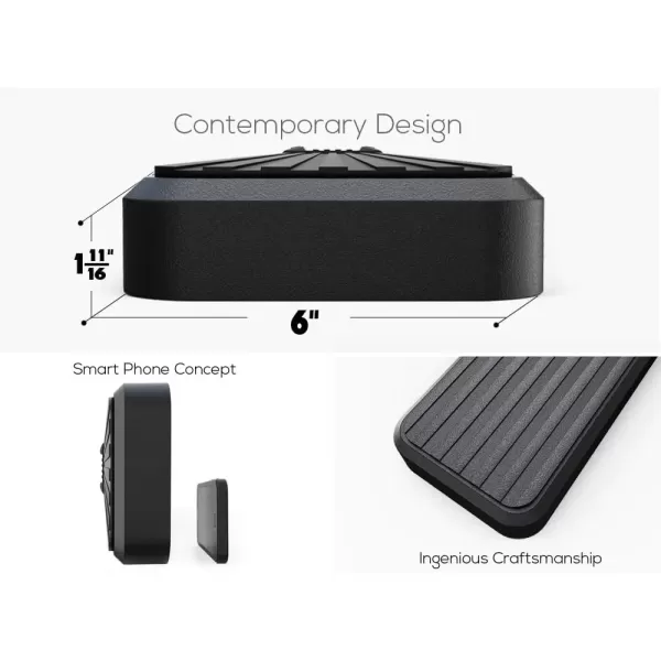 imageAPS Running Boards 5in Black Compatible with Ram 1500 20092018 Crew Cab ampamp Ram 2500 3500 20102024 Nerf Bars Side Steps Side BarsStainless Steel Black