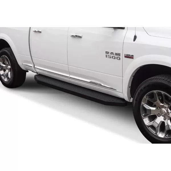 imageAPS Running Boards 5in Black Compatible with Ram 1500 20092018 Crew Cab ampamp Ram 2500 3500 20102024 Nerf Bars Side Steps Side BarsStainless Steel Black