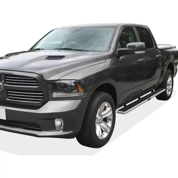 imageAPS Running Boards 5in Black Compatible with Ram 1500 20092018 Crew Cab ampamp Ram 2500 3500 20102024 Nerf Bars Side Steps Side BarsStainless Steel Polished