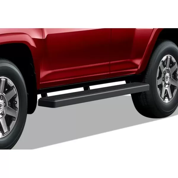 imageAPS Running Boards Nerf Bars Side Steps Step Bars Compatible with Toyota 4Runner 20142024 SR5 ampamp 1424 TRD Pro ampamp 1724 TRD OffRoad Stainless Steel Black Powder Coated 6 inches