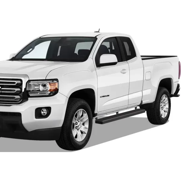 imageAPS 5in Black Stainless Steel Running Boards Compatible with Chevy Colorado GMC Canyon Crew Cab 1525