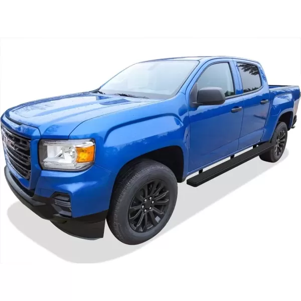 imageAPS 5in WheeltoWheel Black Nerf Bars Compatible with Colorado Canyon Crew Cab 5ft Bed 1525