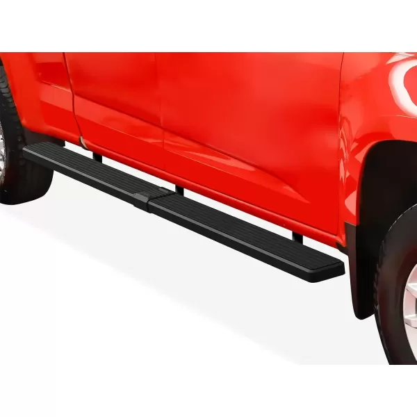 imageAPS 6in WheeltoWheel Black Nerf Bars Compatible with Colorado Canyon Crew Cab 6ft Bed 1525