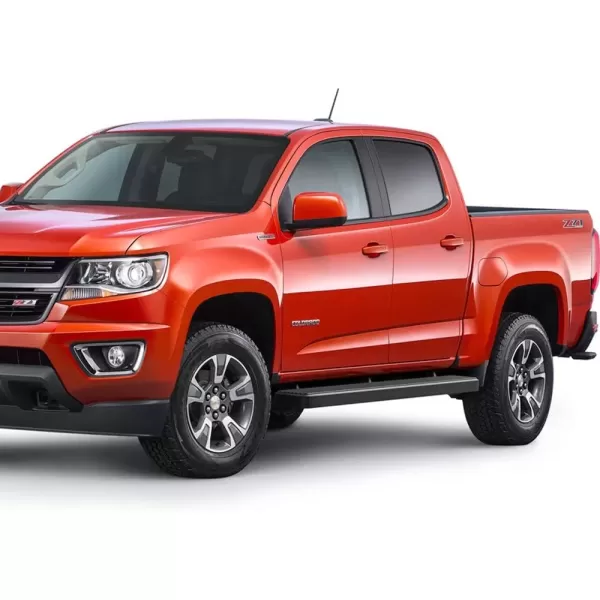 imageAPS Black Powder Coated 6 inches Running Boards Nerf Bars Side Steps Compatible with Chevy Colorado GMC Canyon 20152025 Crew Cab