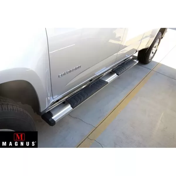 imageAPS Chrome OE Style Nerf Bars Running Boards Compatible with Chevy Colorado GMC Canyon 20152024 Crew Cab
