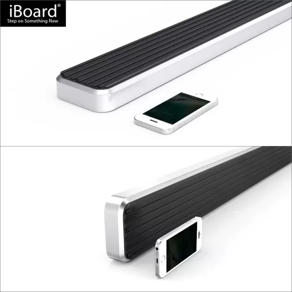 imageAPS Running Boards 6 inches Matte Black Compatible with Jeep Wrangler JK 20072018 4Door Factory sidesteps or Rock Rails Have to be Removed Side Steps Side BarsAluminum Silver