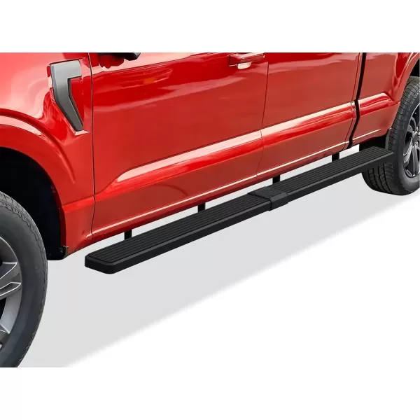 imageAPS Running Boards Nerf Bars Side Steps Step Bars Compatible with Ford F150 20152025 SuperCrew Cab ampamp F150 Lightning 20222025 ampamp F250 F350 Super Duty 20172025 Crew Cab Stainless Steel Black 6inStainless Steel Black
