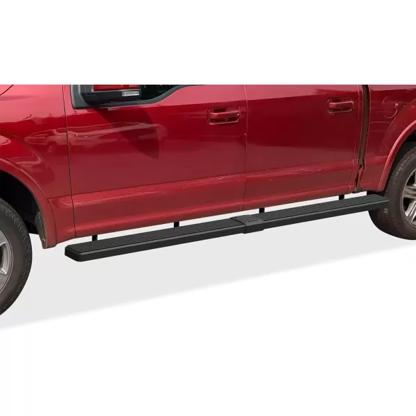 imageAPS Running Boards Nerf Bars Side Steps Step Bars Compatible with Ford F150 20152025 SuperCrew Cab ampamp F150 Lightning 20222025 ampamp F250 F350 Super Duty 20172025 Crew Cab Stainless Steel Black 6inBlack