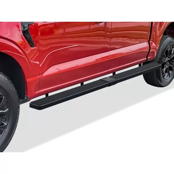 imageAPS Running Boards Nerf Bars Side Steps Step Bars Compatible with Ford F150 20152025 SuperCrew Cab ampamp F150 Lightning 20222025 ampamp F250 F350 Super Duty 20172025 Crew Cab Stainless Steel Black 6inStainless Steel Black