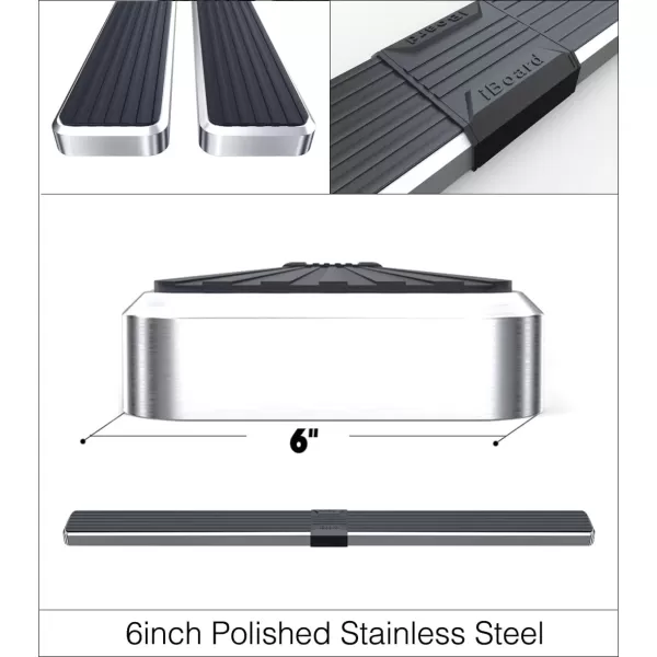 imageAPS Black Running Boards Compatible with Chevy Silverado GMC Sierra 1500 20192025 Crew Cab ampamp 2500 HD 3500 HD 20202025 Silverado 1500 LTD Sierra 1500 LD 2022Silver