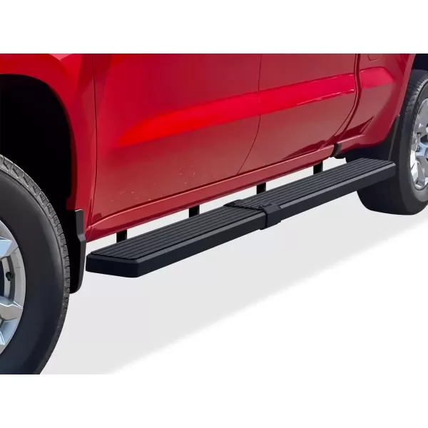 imageAPS Black Running Boards Compatible with Chevy Silverado GMC Sierra 1500 20192025 Crew Cab ampamp 2500 HD 3500 HD 20202025 Silverado 1500 LTD Sierra 1500 LD 2022Black