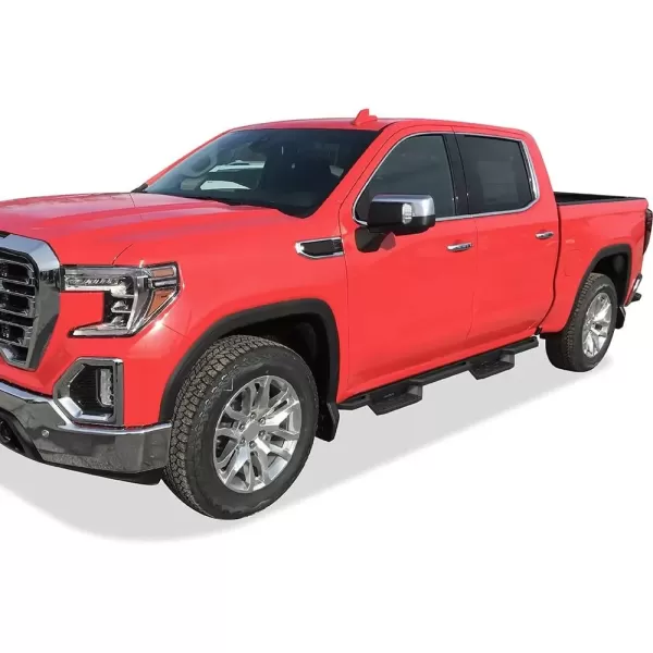 imageAPS Drop Steps Running Boards Compatible with Chevy Silverado GMC Sierra 1500 20192025 Crew Cab ampamp 2500 HD 3500 HD 20202025 Silverado 1500 LTD Sierra 1500 LD 2022 Stainless Steel Side BarsBlack