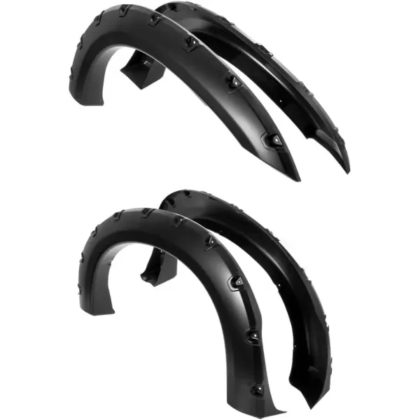 imageAPS Injection Moulding Pocket Rivet Style Impact Resistance Polypropylene Fender Flare Compatible with F250 F350 Super Duty 19992007 Standard Bed 65ft ampamp Long Bed 8ft