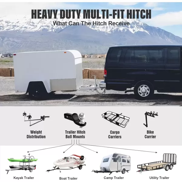 imageAPS Rear Towing Hitch Receiver Class 3 Trailer Hitch Compatible with Nissan Rogue 20082020 ampamp Compatible with 20142015 Nissan Rogue Select