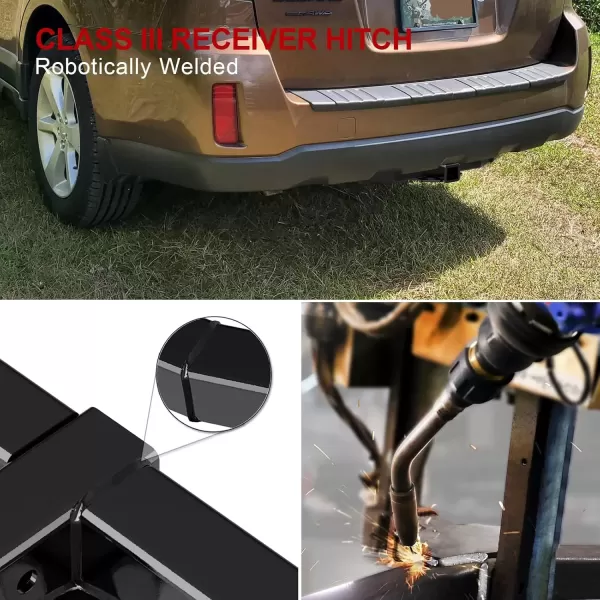 imageAPS Rear Towing Hitch Receiver Class 3 Trailer Hitch Compatible with Subaru Outback 20102013 ampamp Compatible with Subaru Legacy 20152019