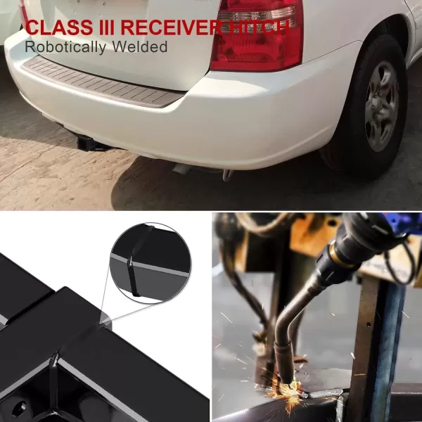 imageAPS Rear Towing Hitch Receiver Class 3 Trailer Hitch Compatible with Toyota Highlander 20042007 ampamp Compatible with Lexus RX330 20042006