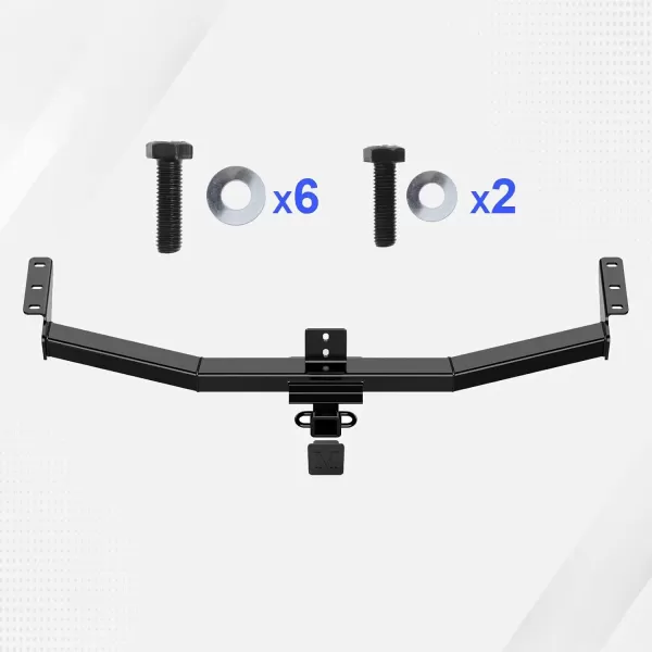 imageAssembly Class 3 Trailer Hitch 2 Inches Receiver Tube Towing Hitch Compatible with 20032008 Honda Pilot 20012006 Acura MDX