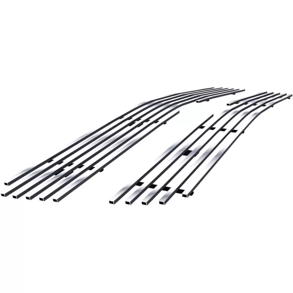 imageAPS Compatible with Chevy Silverado 1500 SS HD 20032005 ampamp 0304 2500 3500 ampamp 0206 Avalanche Without Body Cladding Main Upper Stainless Steel Chrome 8x6 Billet Front Grill Grille Insert C65717C
